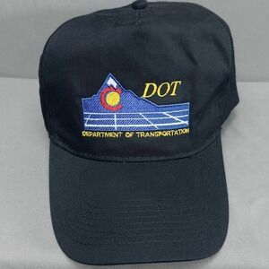 VTG Colorado DOT Department of Transportation Strapback Hat Black Otto